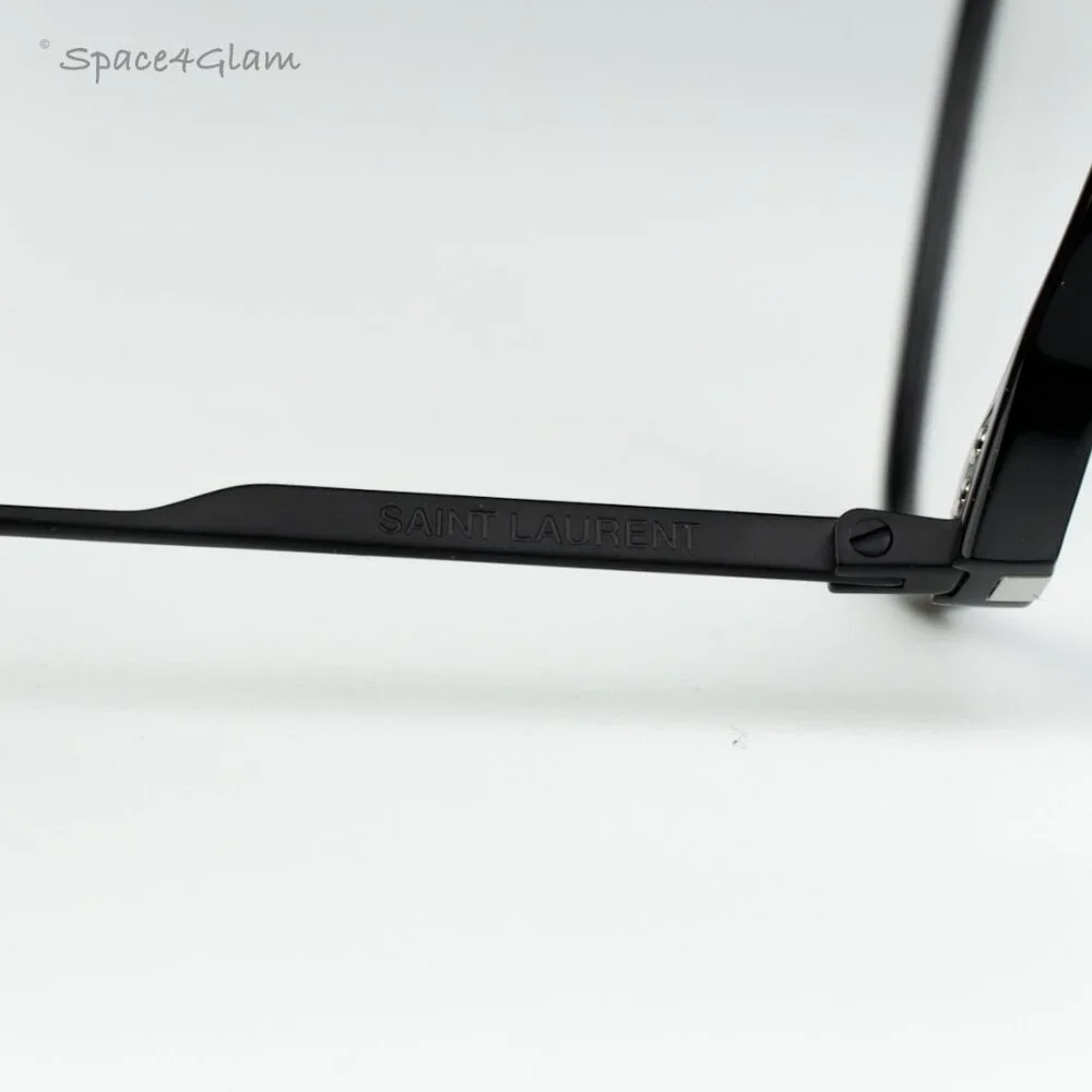 Saint Laurent Women Eyeglasses Black Demo Aviator SL626 001 BRAND NEW